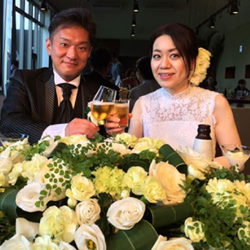 大分・別府の式場紹介・結婚式イベントプロデュース ブライダルプロデュースラポール 先輩カップルの声を掲載しました「康裕様　智美」様 