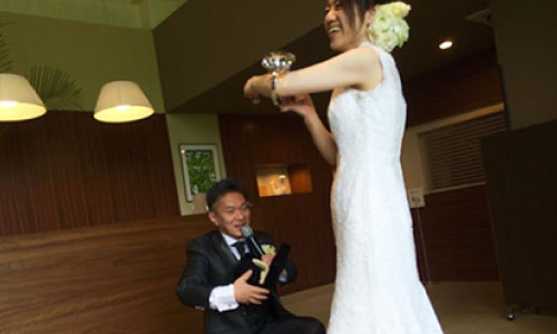 大分・別府の式場紹介・結婚式イベントプロデュース ブライダルプロデュースラポール 康裕様 智美様 ご夫妻写真2