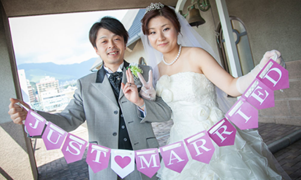 大分・別府の式場紹介・結婚式イベントプロデュース ブライダルプロデュースラポール パーティーレポートNO.10 江崎 隆幸様 ＆ 美紗様 ご夫妻画像1