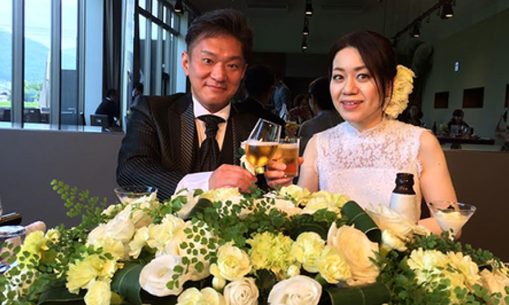 大分・別府の式場紹介・結婚式イベントプロデュース ブライダルプロデュースラポール パーティーレポートNO.21 康裕様 ＆ 智美様 ご夫妻画像1