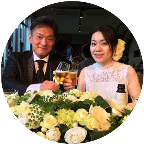 大分・別府の式場紹介・結婚式イベントプロデュース ブライダルプロデュースラポール パーティーレポートNO.21 康裕様 ＆ 智美様 ご夫妻メッセージ画像